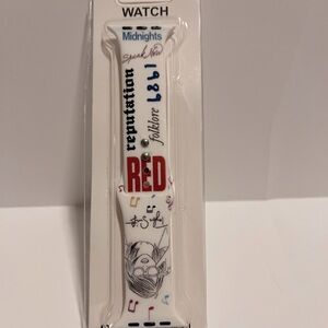 COPY - Taylor Swift Red Apple Watch band (Fits only 42, 44, 45, 49 mm)
